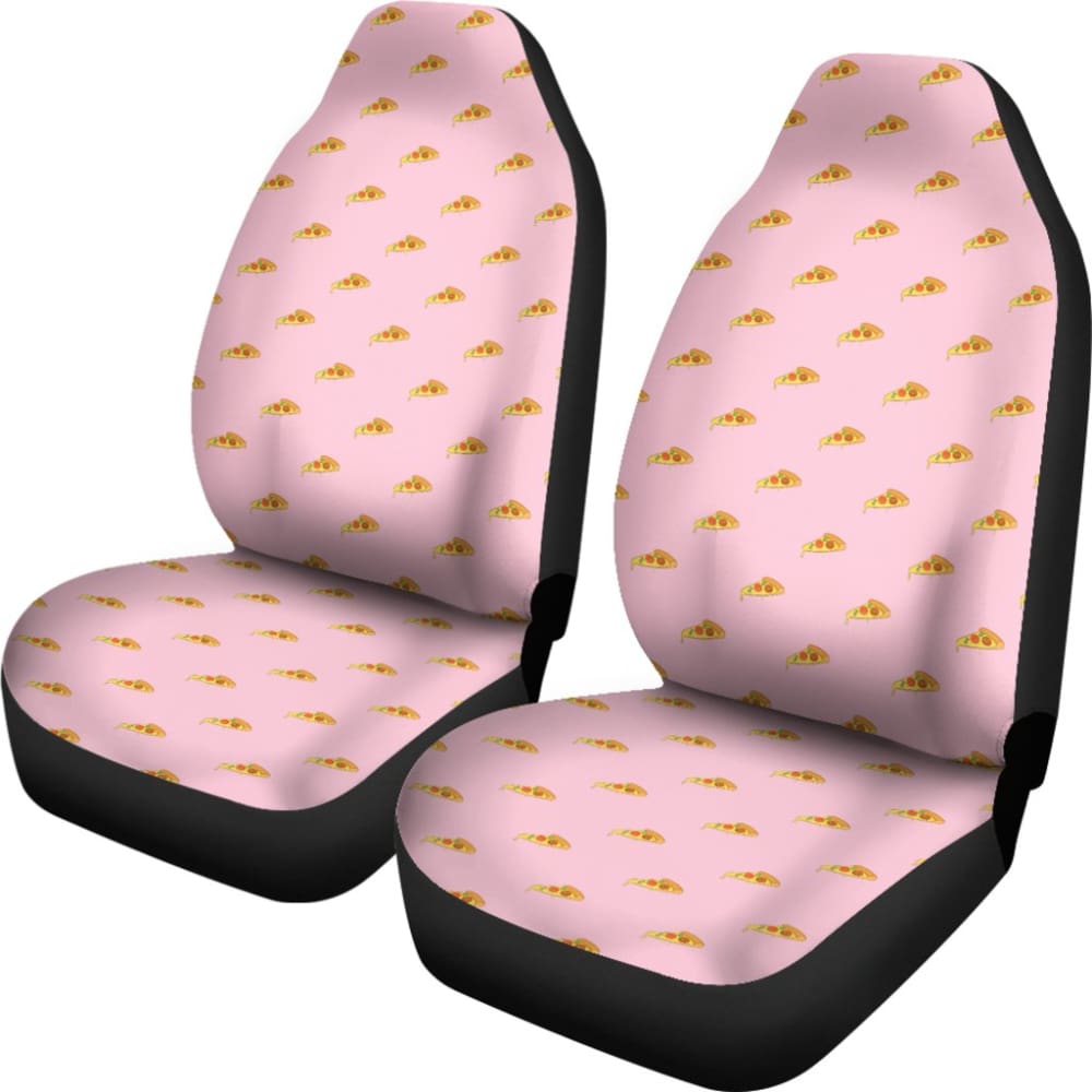 Pizza Design Pattern Universal Fit Car Seat Covers 211801 - YourCarButBetter