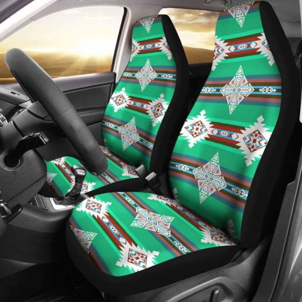 Plateau Stars Set of 2 Car Seat Covers 194013 - YourCarButBetter