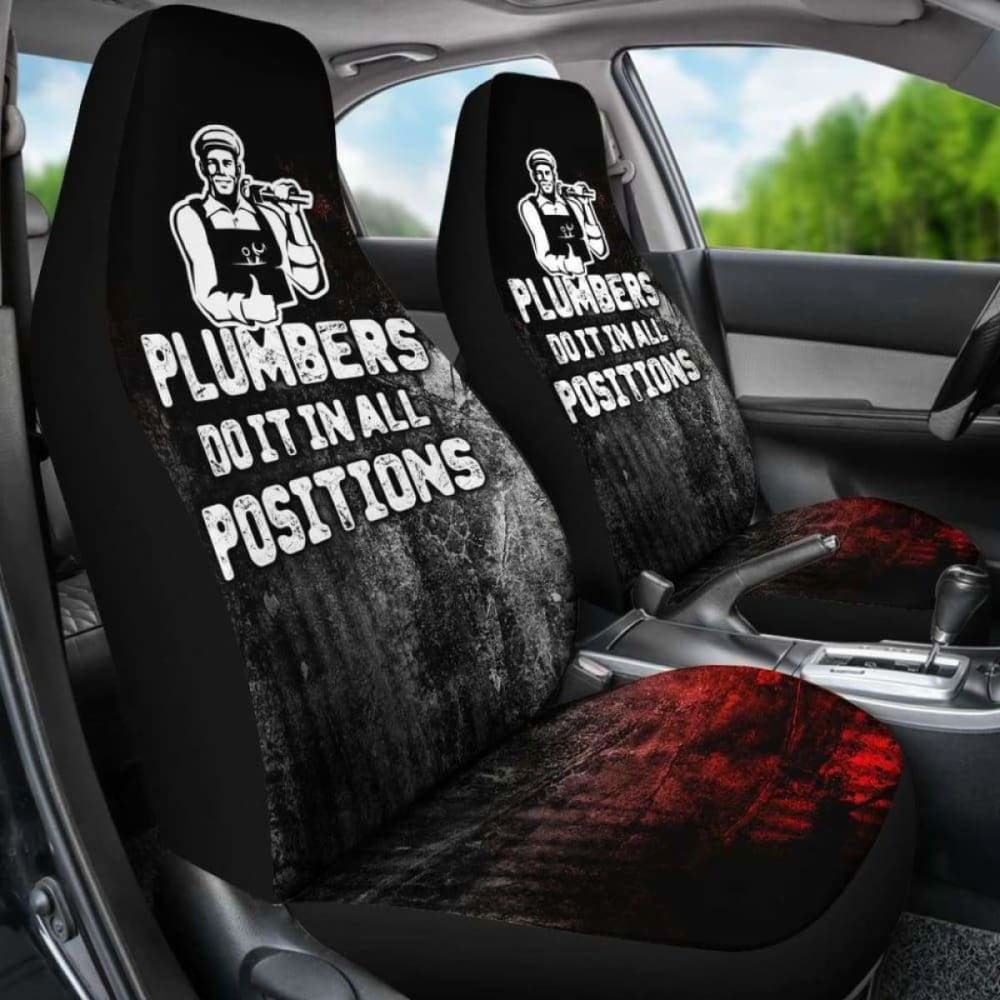 Plumber Positions Car Seat Covers 174914 - YourCarButBetter
