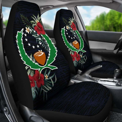 Pohnpei Car Seat Covers - Pohnpei Flag Hibiscus - 232125 - YourCarButBetter