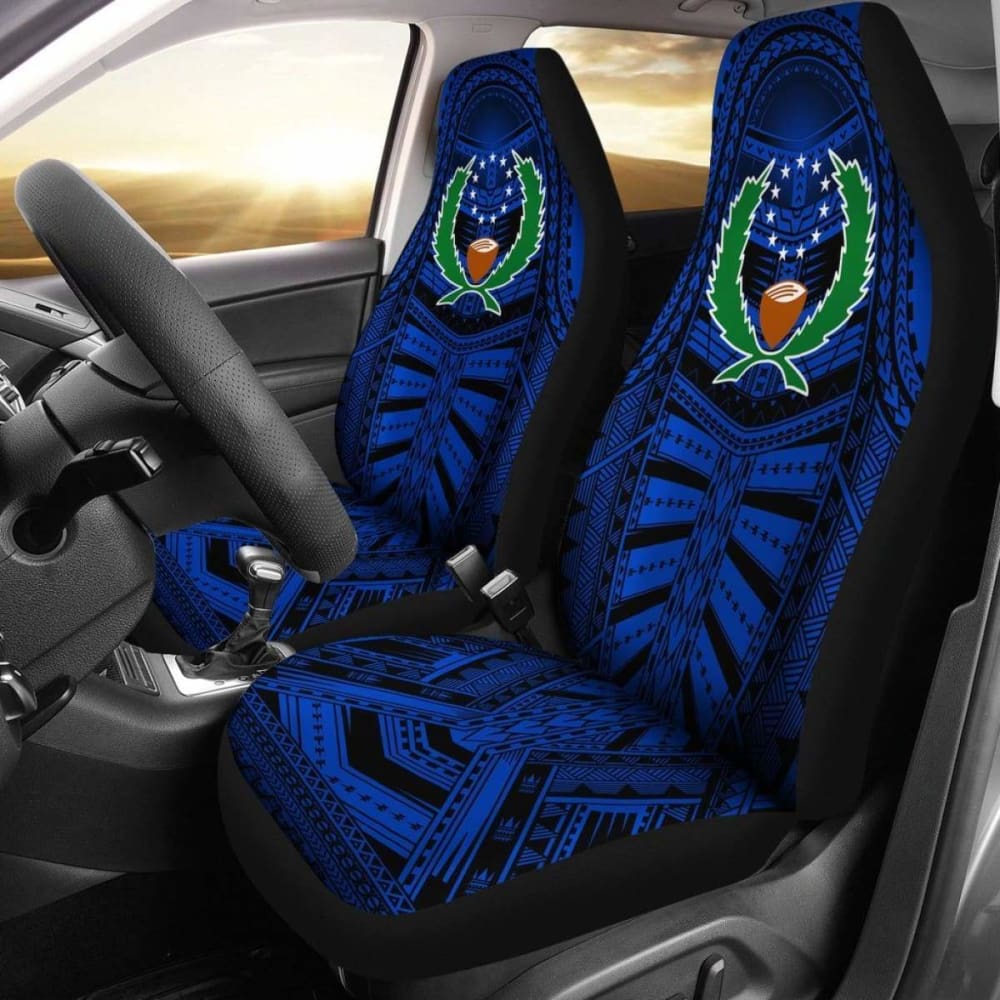 Pohnpei Car Seat Covers - Pohnpei Flag Micronesian Multiple - 04 153908 - YourCarButBetter