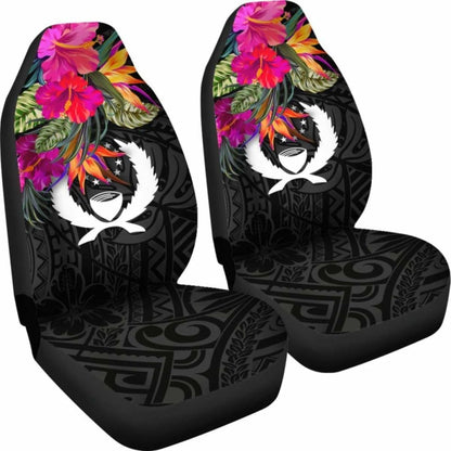 Pohnpei Car Seat Covers - Polynesian Hibiscus Pattern - 232125 - YourCarButBetter