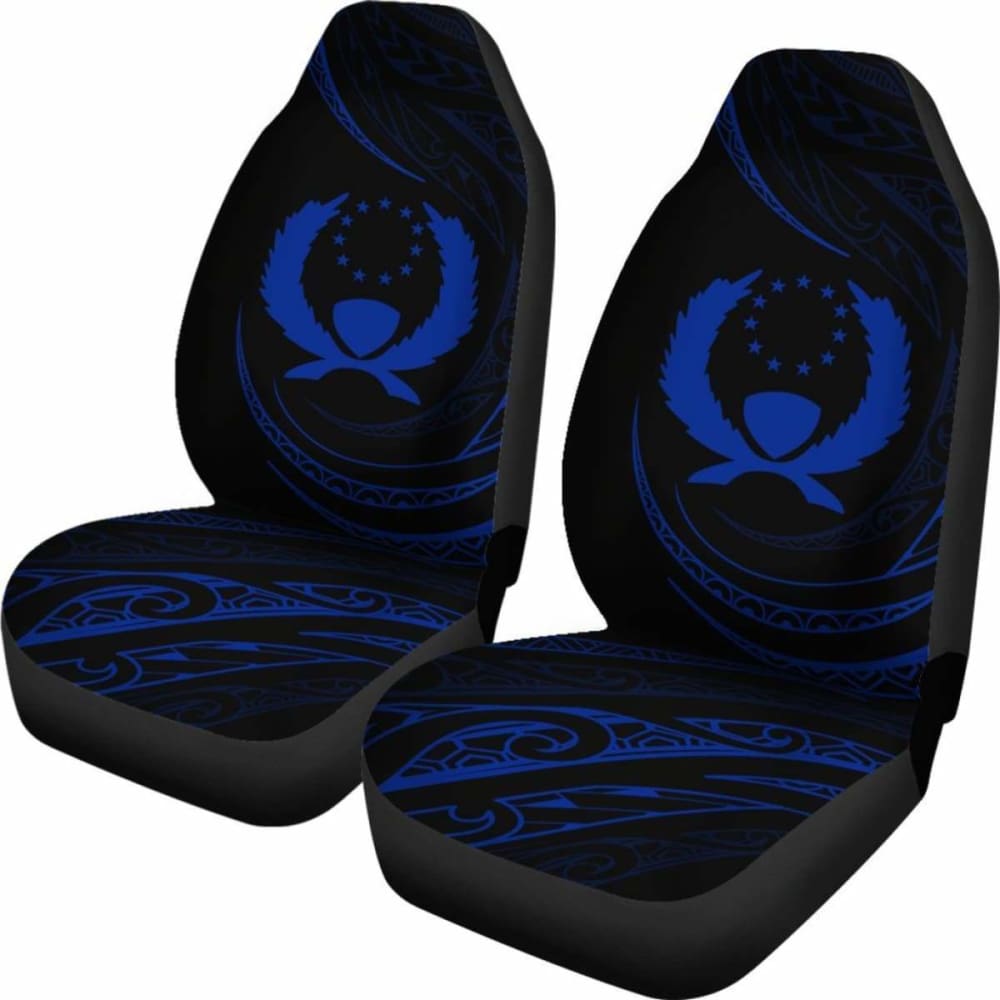 Pohnpei Islands Car Seat Covers - Blue - Frida Style - 153908 - YourCarButBetter