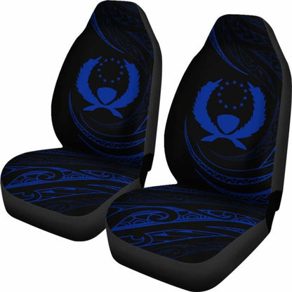 Pohnpei Islands Car Seat Covers - Blue - Frida Style - 153908 - YourCarButBetter