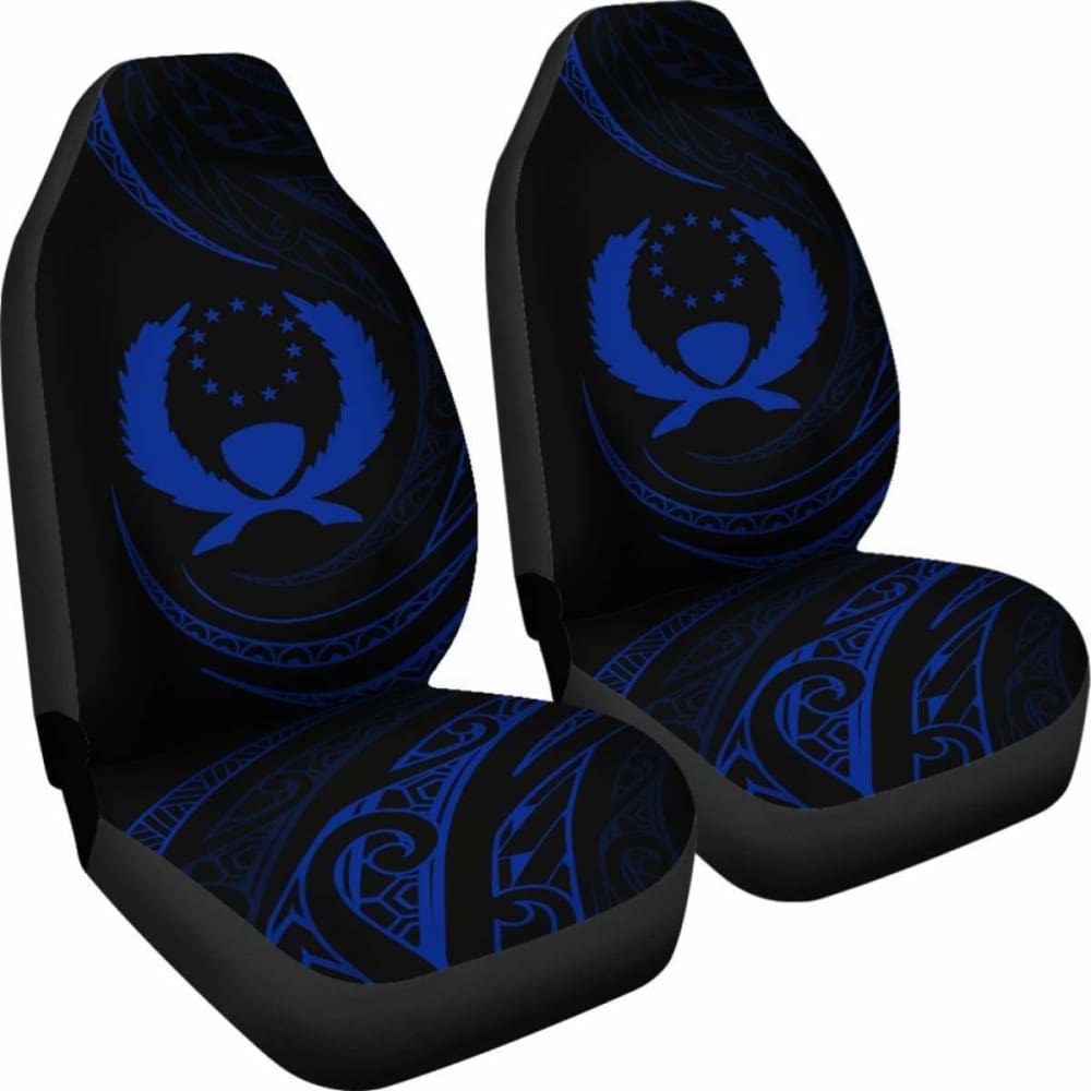 Pohnpei Islands Car Seat Covers - Blue - Frida Style - 153908 - YourCarButBetter