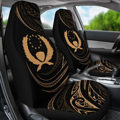 Pohnpei Islands Car Seat Covers - Gold - Frida Style - 153908 - YourCarButBetter