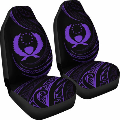 Pohnpei Islands Car Seat Covers - Purple - Frida Style - 153908 - YourCarButBetter