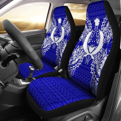 Pohnpei Polynesia Car Seat Cover Map Blue 39 153908 - YourCarButBetter