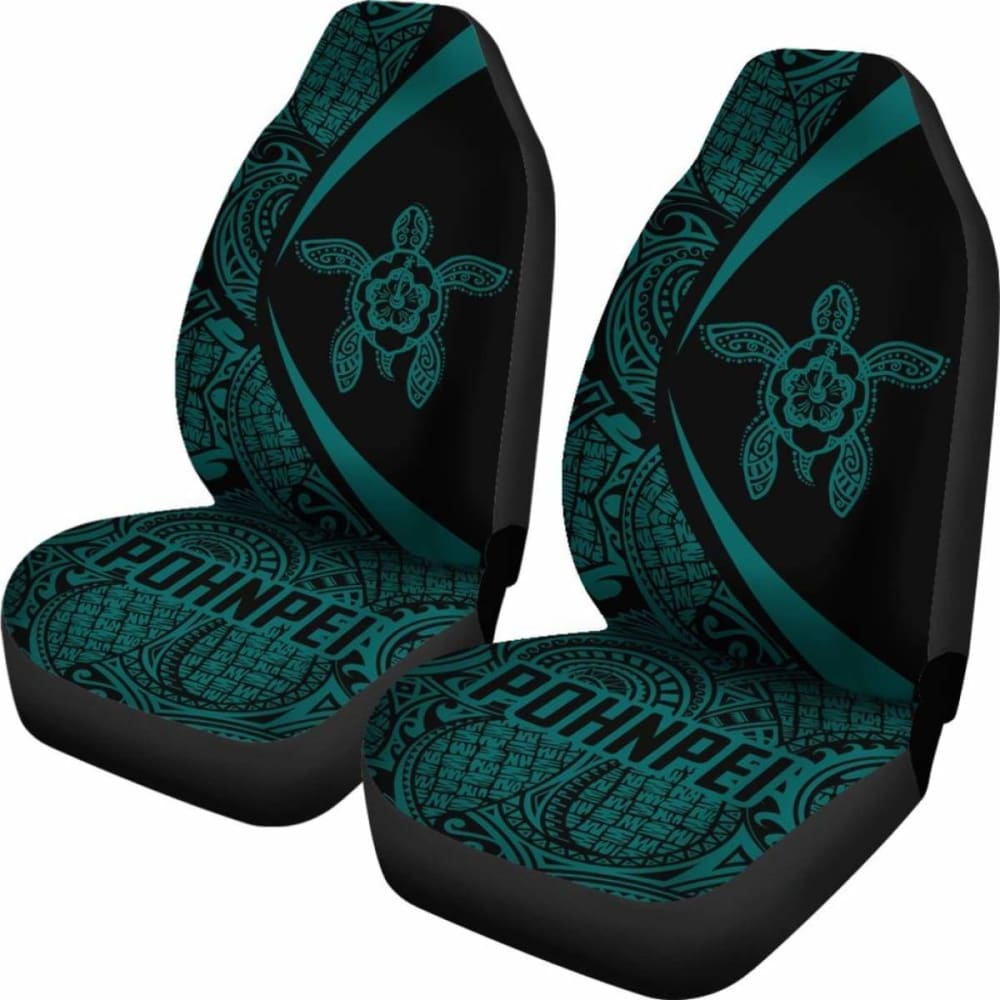 Pohnpei Turtle Polynesian Car Seat Covers Best Look 03 New 091114 - YourCarButBetter