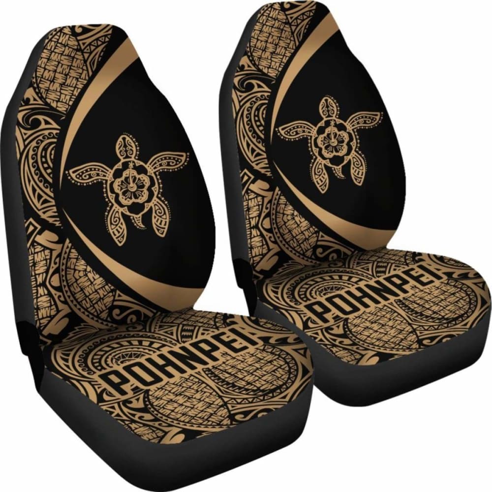 Pohnpei Turtle Polynesian Car Seat Covers Best Look 05 New 091114 - YourCarButBetter