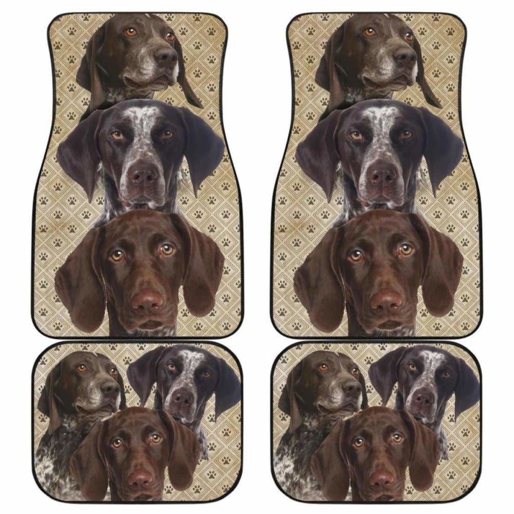 Pointer Dog Car Floor Mats Funny For Pointer Dog Lover 090629 - YourCarButBetter