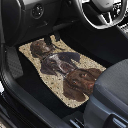 Pointer Dog Car Floor Mats Funny For Pointer Dog Lover 090629 - YourCarButBetter