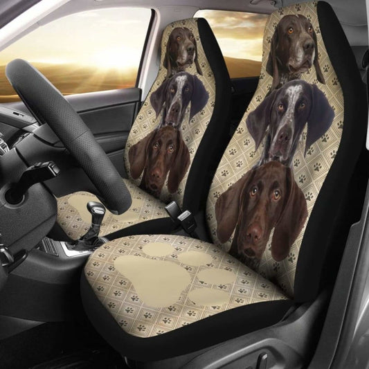 Pointer Dog Car Seat Covers Funny Seat Covers For Car 090629 - YourCarButBetter