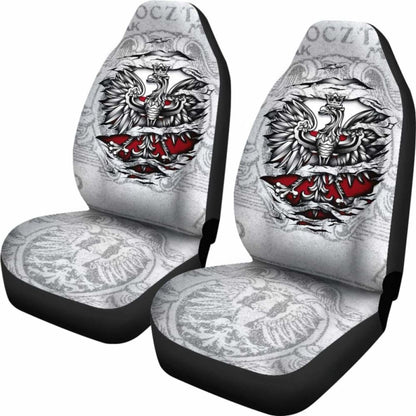 Poland Car Seat Covers - Eagle Vintage Style - 110424 - YourCarButBetter