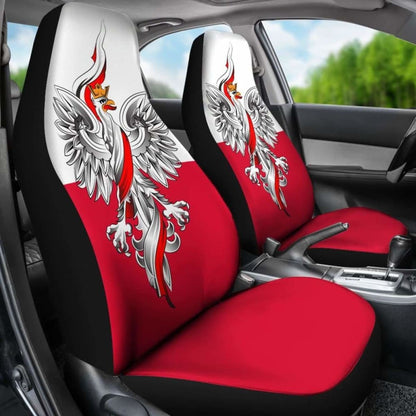 Poland Car Seat Covers Polish Eagle 7 110424 - YourCarButBetter