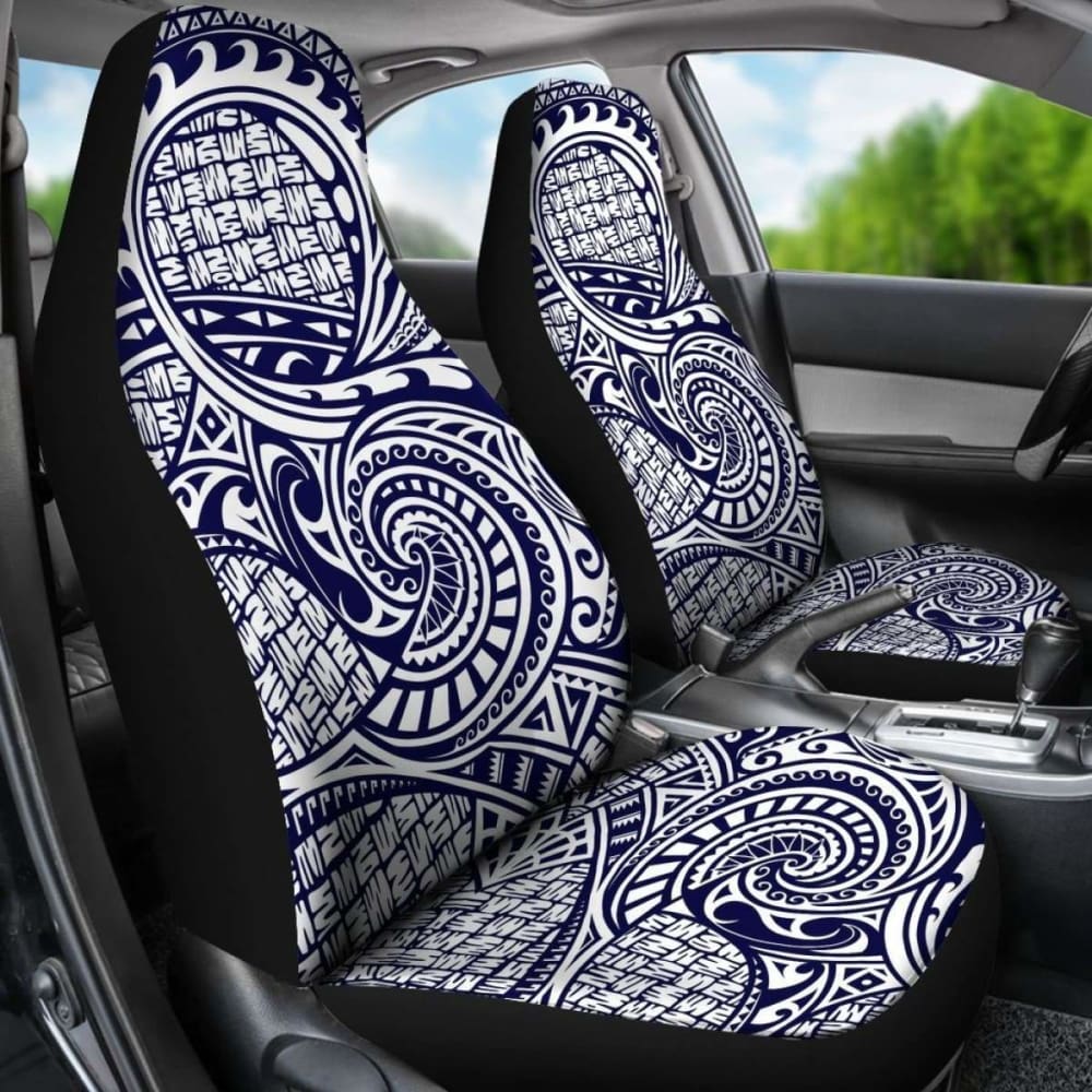 Polynesian Car Seat Cover - Polynesian Tattoo 01 - 10 174914 - YourCarButBetter