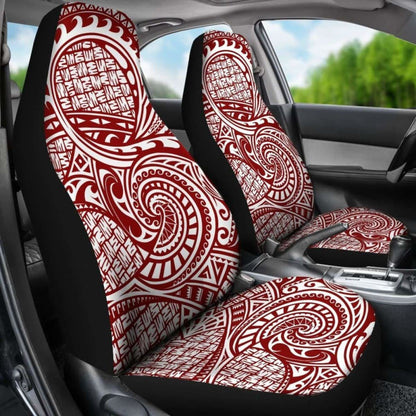 Polynesian Car Seat Cover - Polynesian Tattoo 02 - 10 174914 - YourCarButBetter