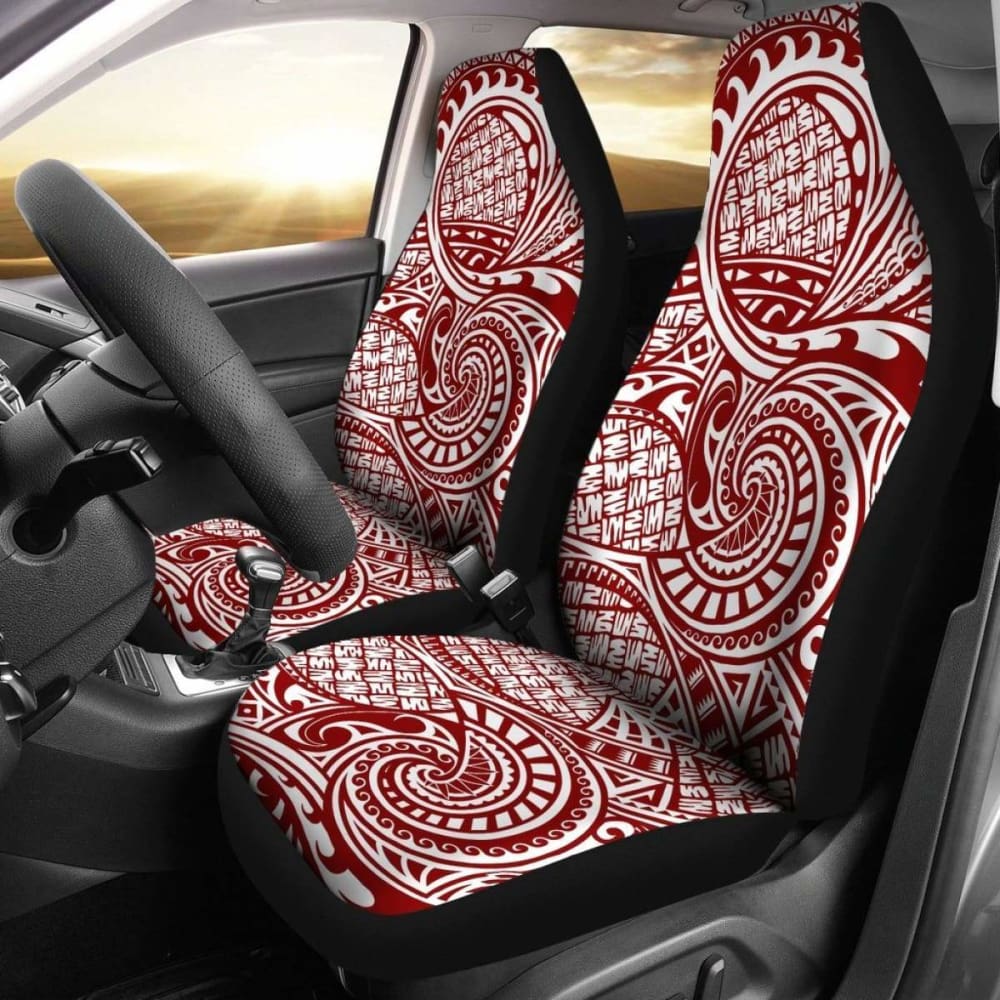Polynesian Car Seat Cover - Polynesian Tattoo 02 - 10 174914 - YourCarButBetter