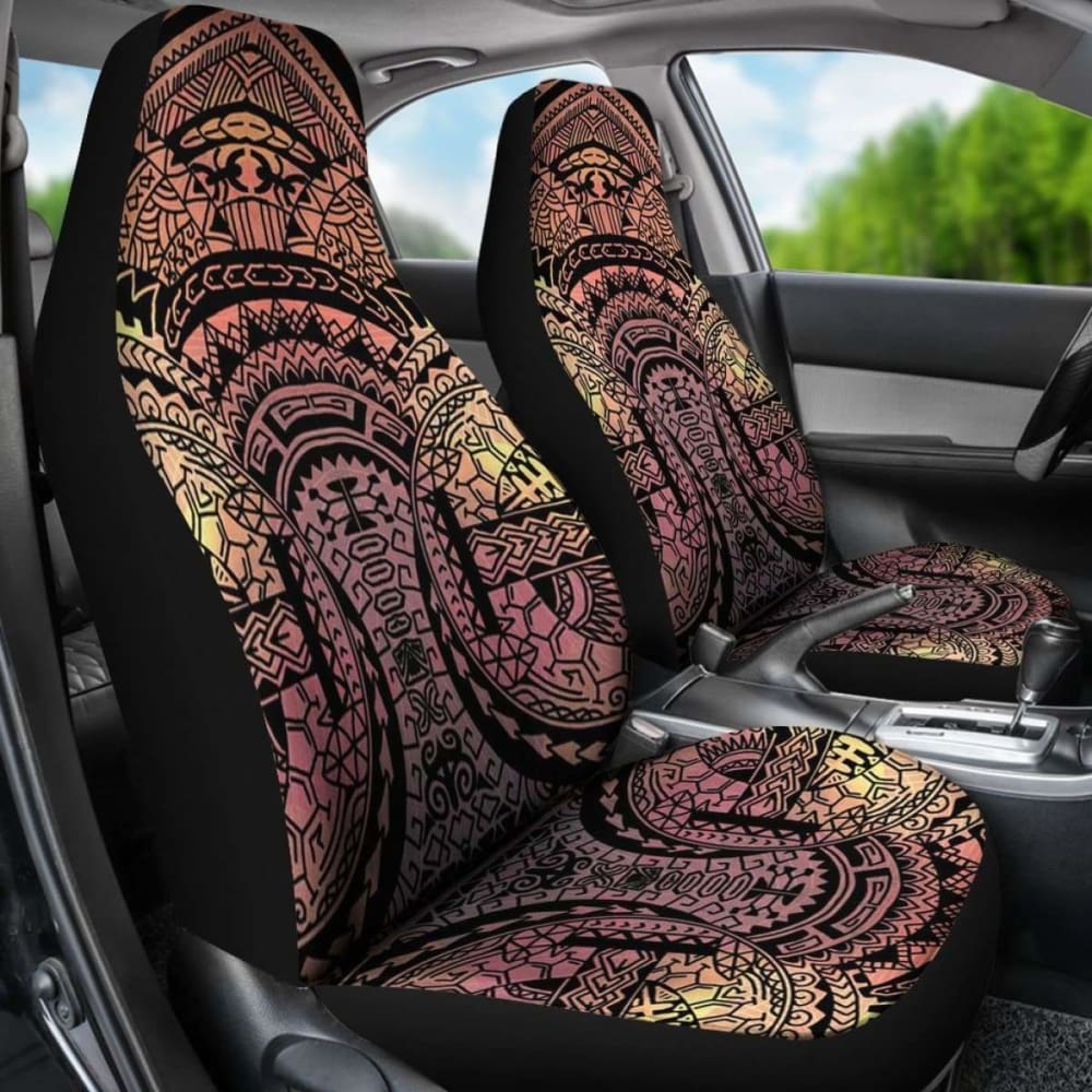 Polynesian Car Seat Cover - Polynesian Tattoo 03 - 10 174914 - YourCarButBetter