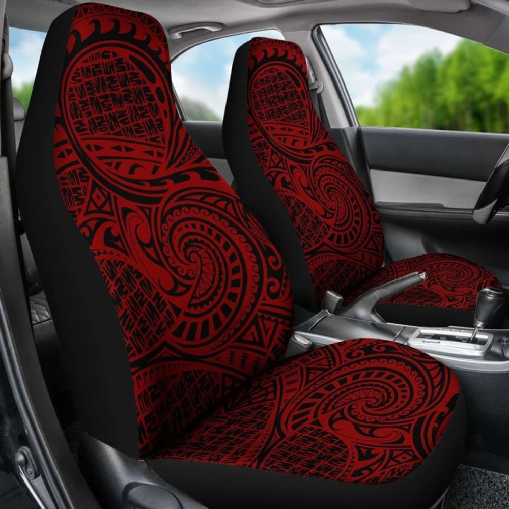 Polynesian Car Seat Cover - Polynesian Tattoo 16 - 10 174914 - YourCarButBetter