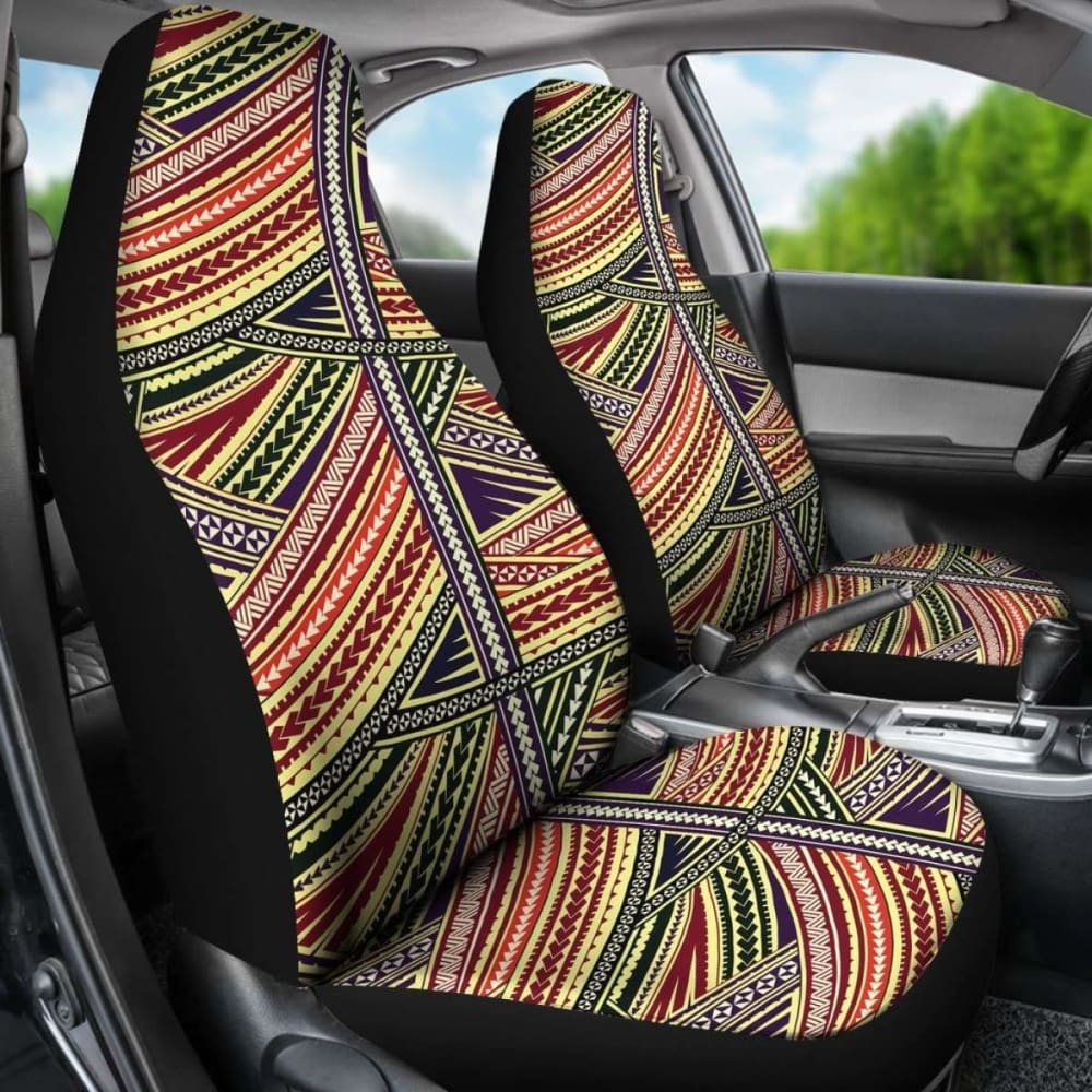 Polynesian Car Seat Cover - Polynesian Tattoo 23 - 10 174914 - YourCarButBetter