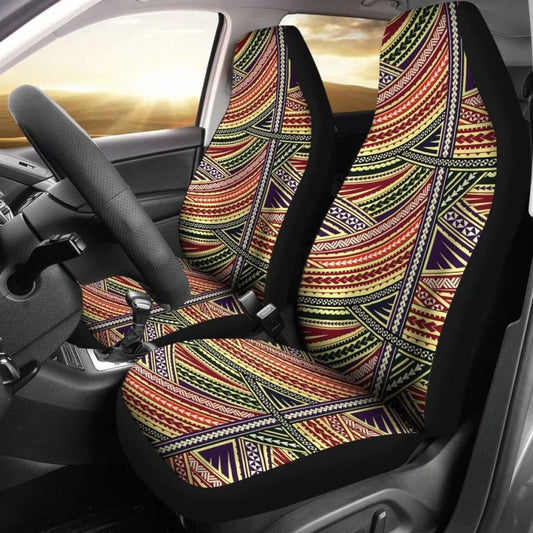 Polynesian Car Seat Cover - Polynesian Tattoo 23 - 10 174914 - YourCarButBetter
