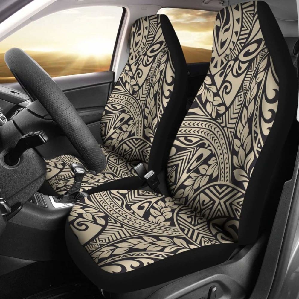 Polynesian Car Seat Cover - Polynesian Tattoo 42 - 10 174914 - YourCarButBetter