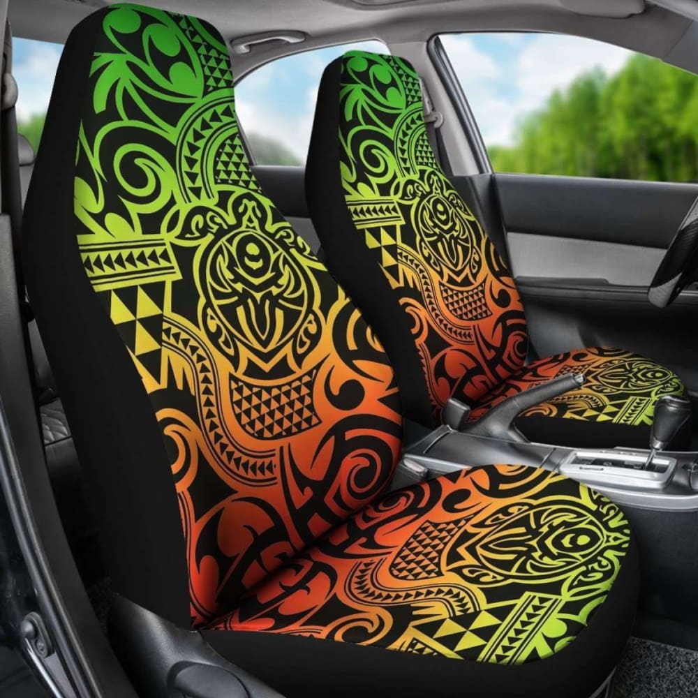 Polynesian Car Seat Cover - Polynesian Tattoo 52 - 10 174914 - YourCarButBetter