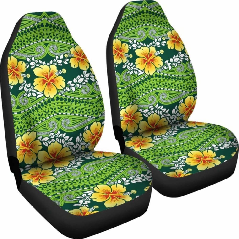 Polynesian Car Seat Covers - Polynesian Hibiscus Patterns - 02 105905 - YourCarButBetter