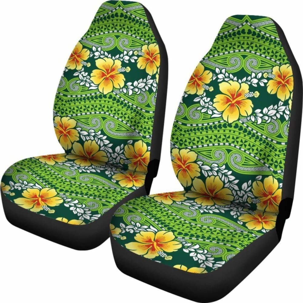 Polynesian Car Seat Covers - Polynesian Hibiscus Patterns - 02 105905 - YourCarButBetter