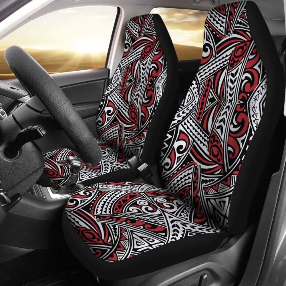 Polynesian Car Seat Covers - Polynesian Tattoo - 9 174914 - YourCarButBetter