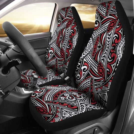 Polynesian Car Seat Covers - Polynesian Tattoo - 9 174914 - YourCarButBetter