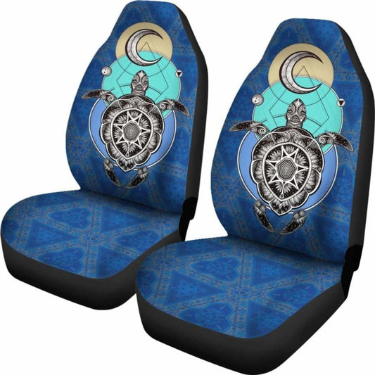 Polynesian Car Seat Covers - Turtle Star Moon - 105905 - YourCarButBetter