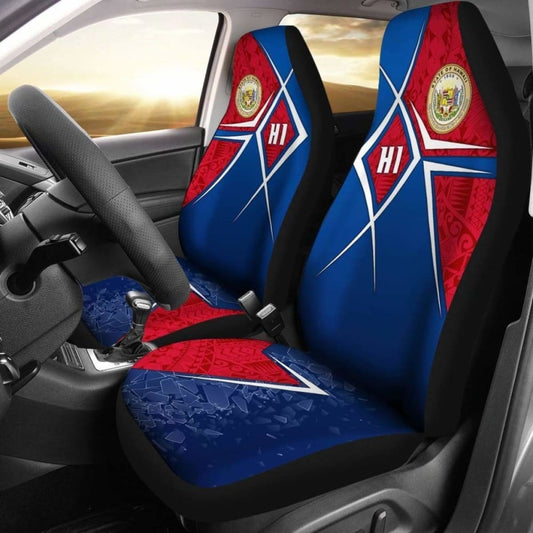 Polynesian Hawaii Car Seat Covers - Hawaii Seal - 105905 - YourCarButBetter