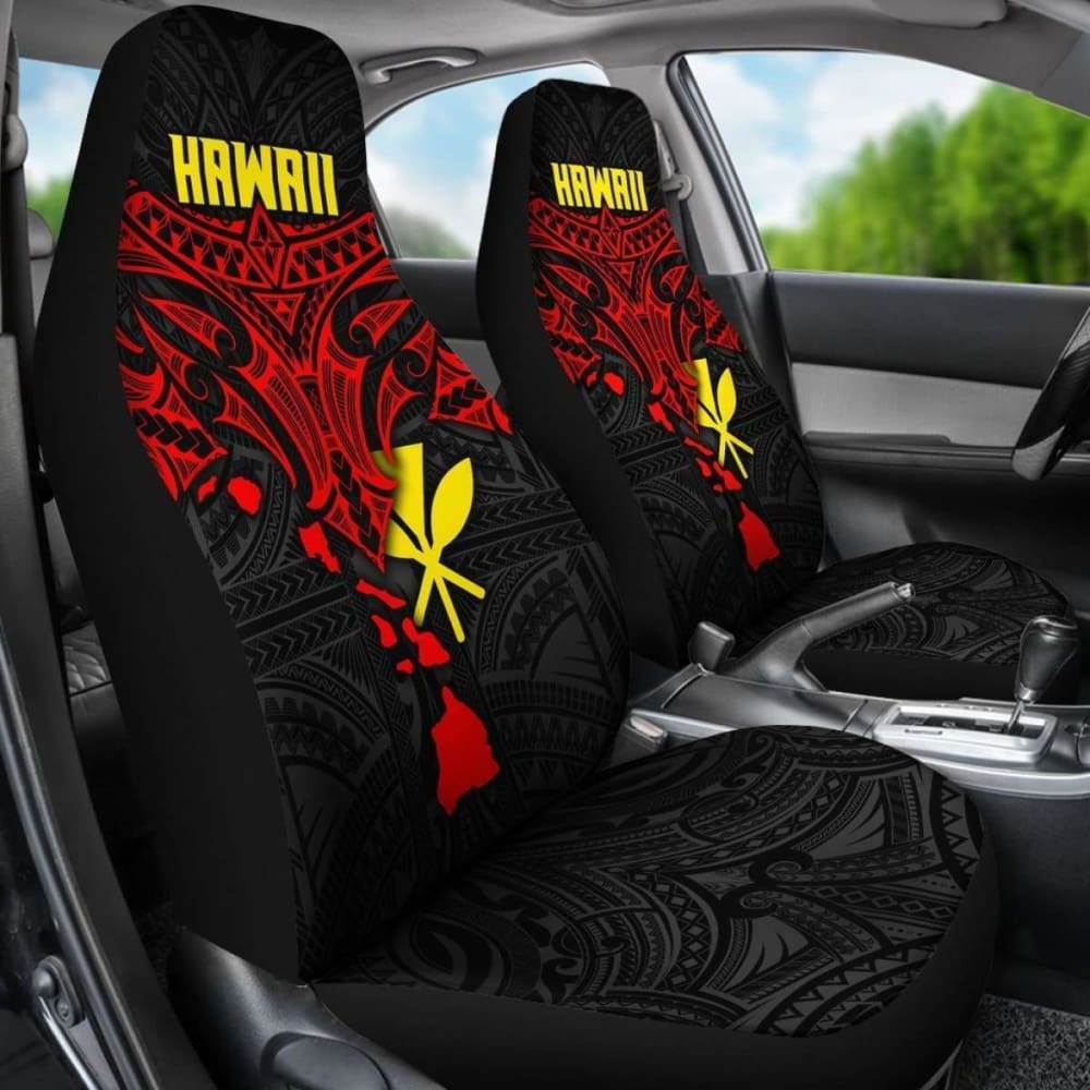 Polynesian Hawaii Car Seat Covers - Polynesian Whale Tail - 102802 - YourCarButBetter