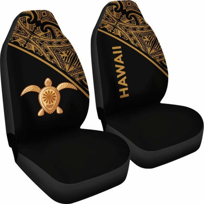 Polynesian Hawaii Turtle Car Seat Covers Curve Gold New 091114 - YourCarButBetter