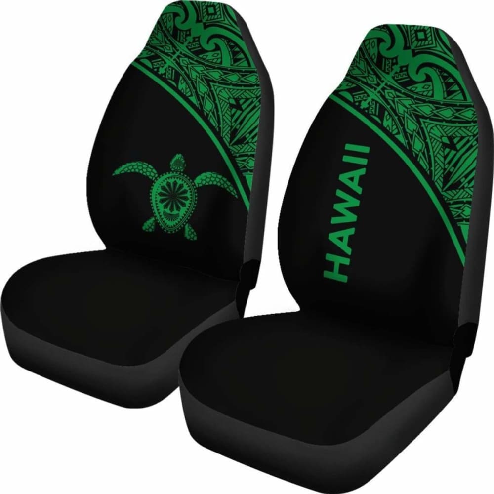 Polynesian Hawaii Turtle Car Seat Covers Curve Green New 091114 - YourCarButBetter