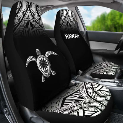 Polynesian Hawaii Turtle Car Seat Covers Fog Black New 091114 - YourCarButBetter