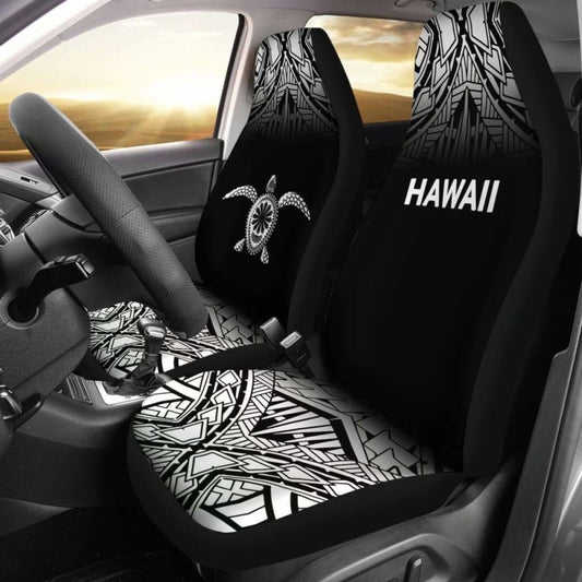 Polynesian Hawaii Turtle Car Seat Covers Fog Black New 091114 - YourCarButBetter