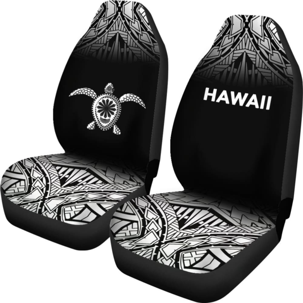 Polynesian Hawaii Turtle Car Seat Covers Fog Black New 091114 - YourCarButBetter
