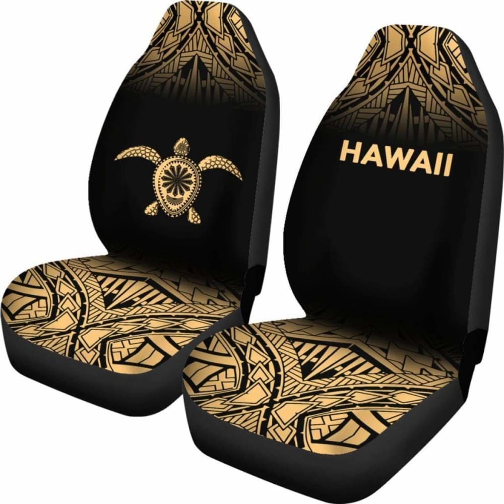 Polynesian Hawaii Turtle Car Seat Covers Fog Gold New 091114 - YourCarButBetter