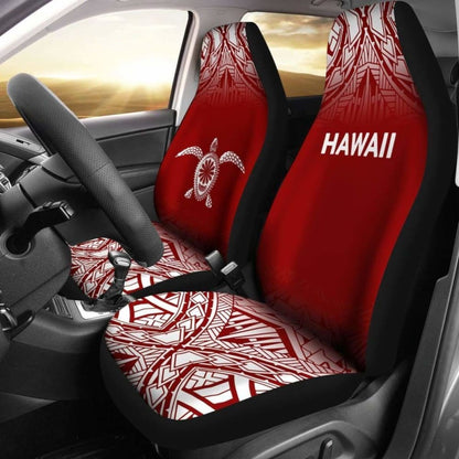 Polynesian Hawaii Turtle Car Seat Covers Fog Red New 091114 - YourCarButBetter