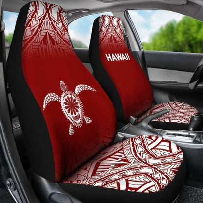 Polynesian Hawaii Turtle Car Seat Covers Fog Red New 091114 - YourCarButBetter