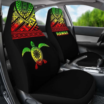 Polynesian Hawaii Turtle Car Seat Covers Horizontal Reggae New 091114 - YourCarButBetter
