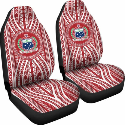 Polynesian Samoa Car Seat Covers Red Version 105905 - YourCarButBetter