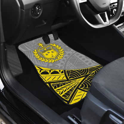 Polynesian Tattoo Samoan Tribal Car Floor Mats 211904 - YourCarButBetter