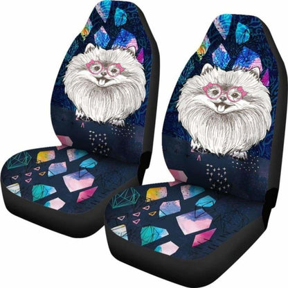 Pomeranian Car Seat Covers 052 195016 - YourCarButBetter