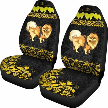 Pomeranian Car Seat Covers 08 195016 - YourCarButBetter