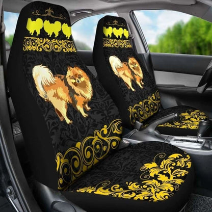 Pomeranian Car Seat Covers 08 195016 - YourCarButBetter