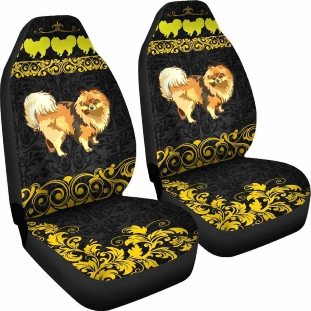 Pomeranian Car Seat Covers 08 195016 - YourCarButBetter